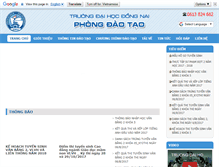 Tablet Screenshot of daotao.dnpu.edu.vn