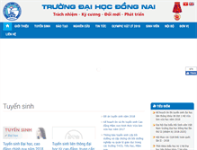 Tablet Screenshot of dnpu.edu.vn